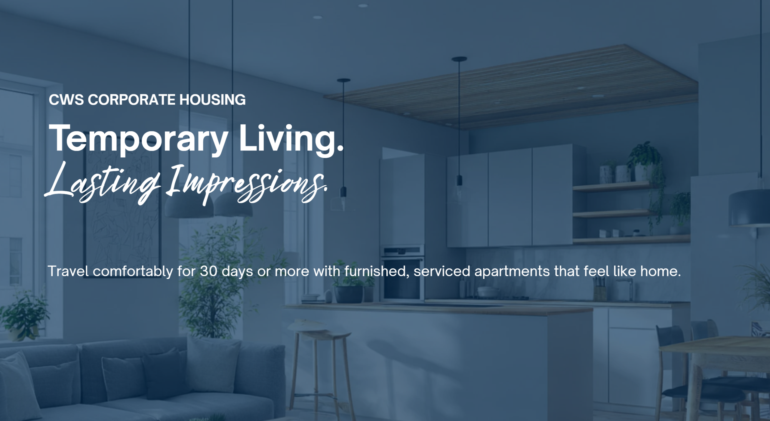CWS Corporate Housing Furnished Apartments for travel of 30 days or more